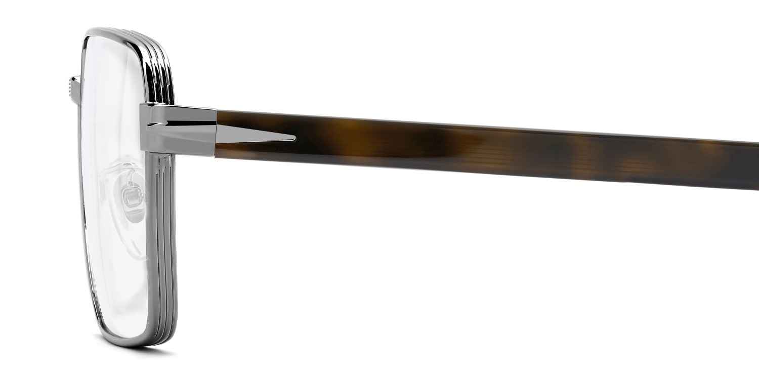 Eyeglasses David Beckham Db 7166 110826 31Z color ruthenium havana shape square 