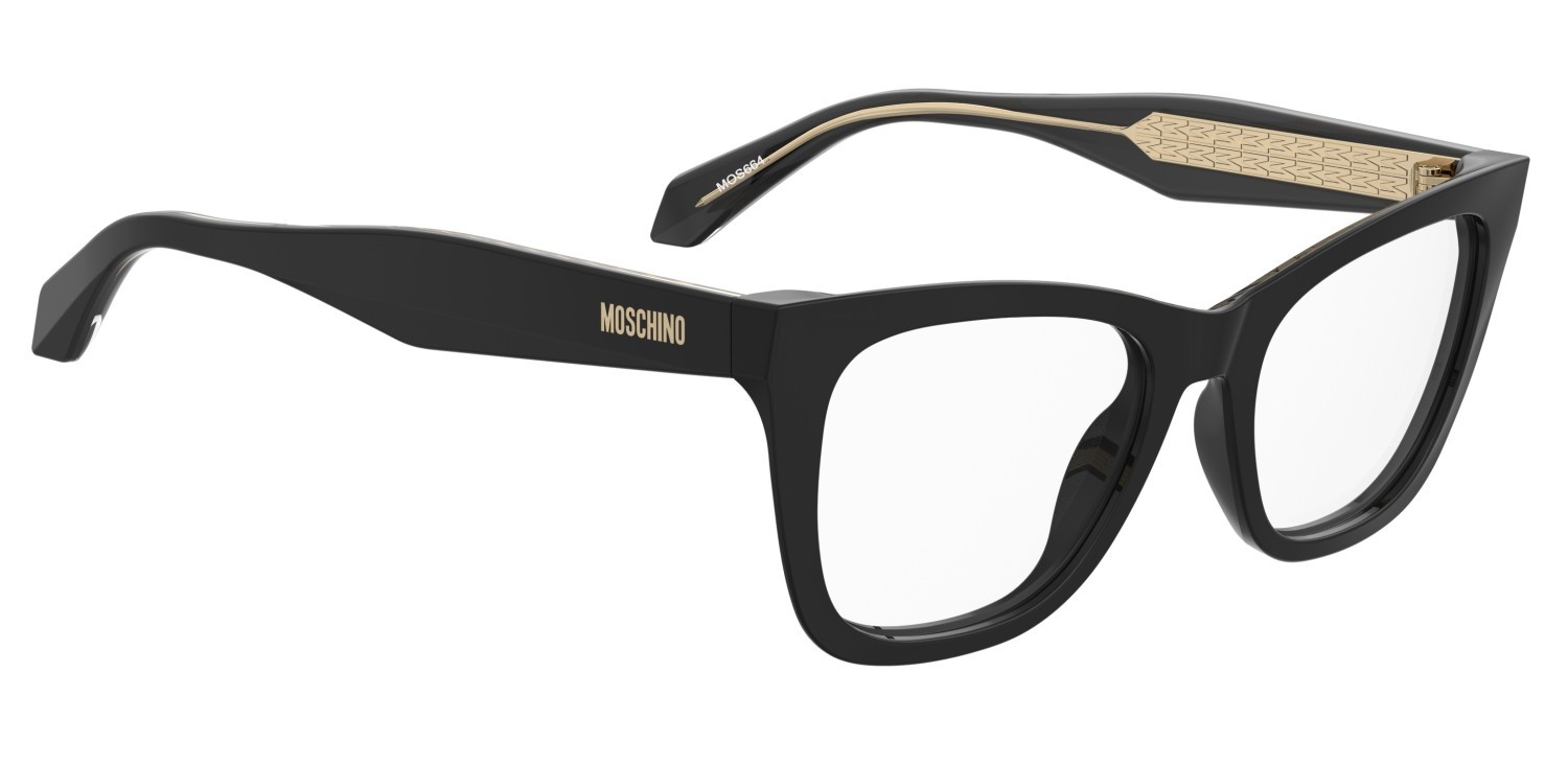 Occhiali da vista Moschino Mos664 110871 807 colore black forma cat eye 