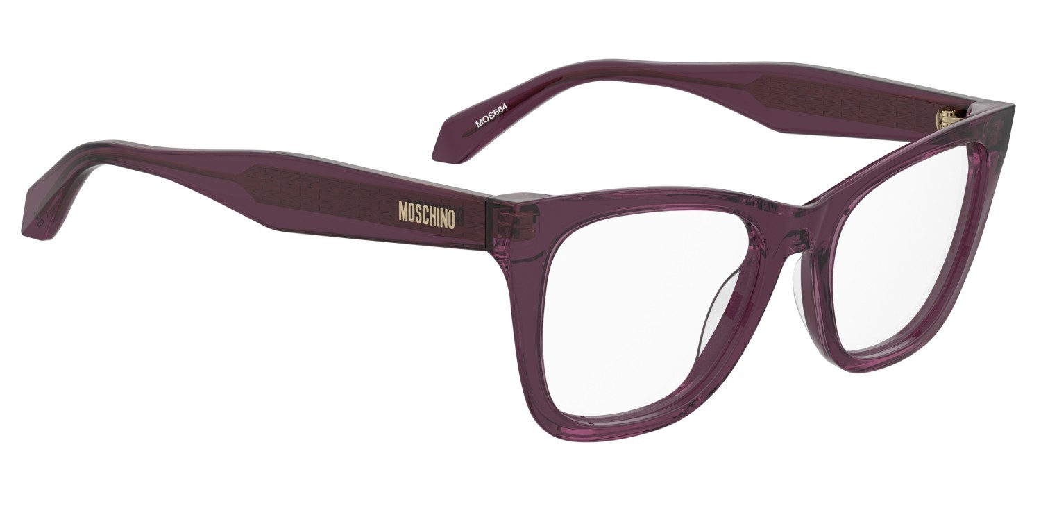Occhiali da vista Moschino Mos664 110871 8CQ colore cherry forma cat eye 
