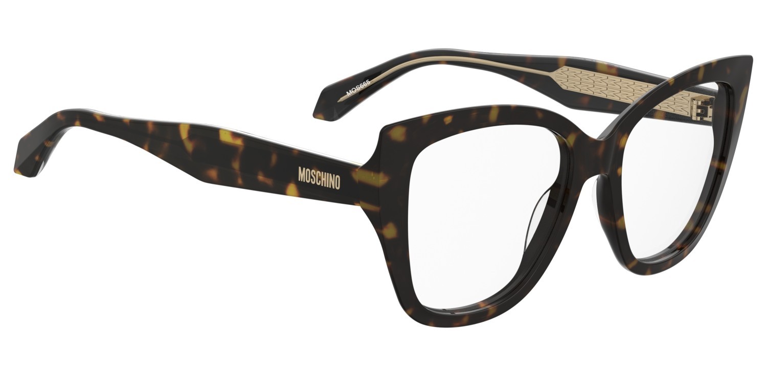 Occhiali da vista Moschino Mos665 110873 086 colore havana forma cat eye 