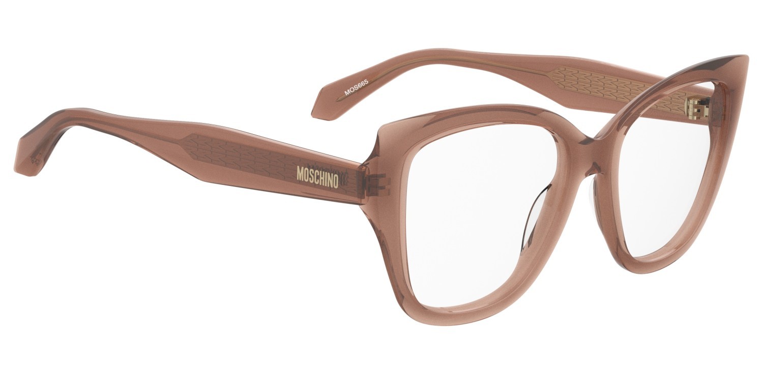 Occhiali da vista Moschino Mos665 110873 FWM colore nude forma cat eye 