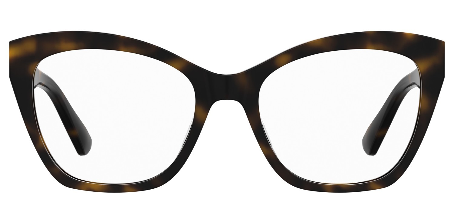 Eyeglasses Moschino Mos662 110874 086 color havana shape cat eye 