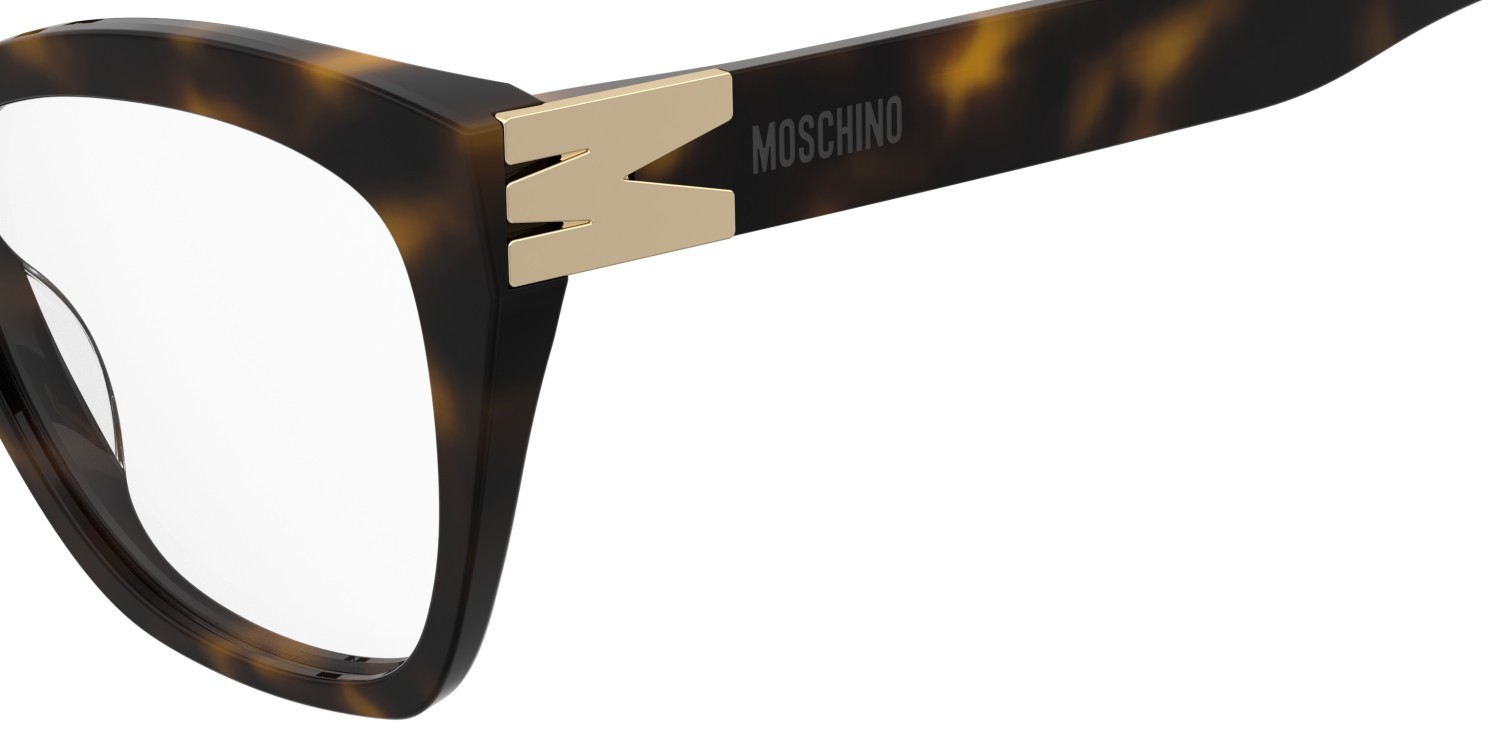Eyeglasses Moschino Mos662 110874 086 color havana shape cat eye 
