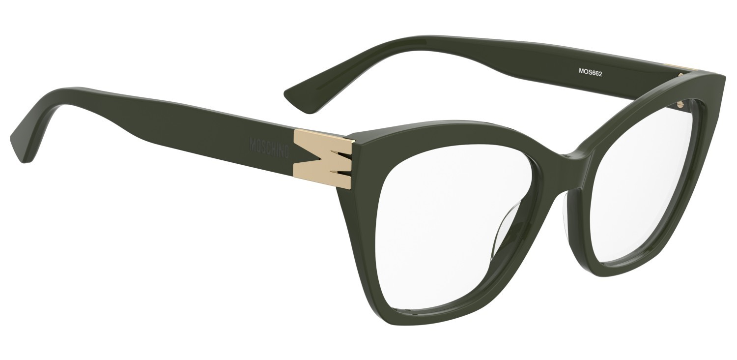 Occhiali da vista Moschino Mos662 110874 1ED colore green forma cat eye 