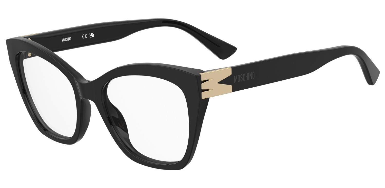 Eyeglasses Moschino Mos662 110874 807 color black shape cat eye 
