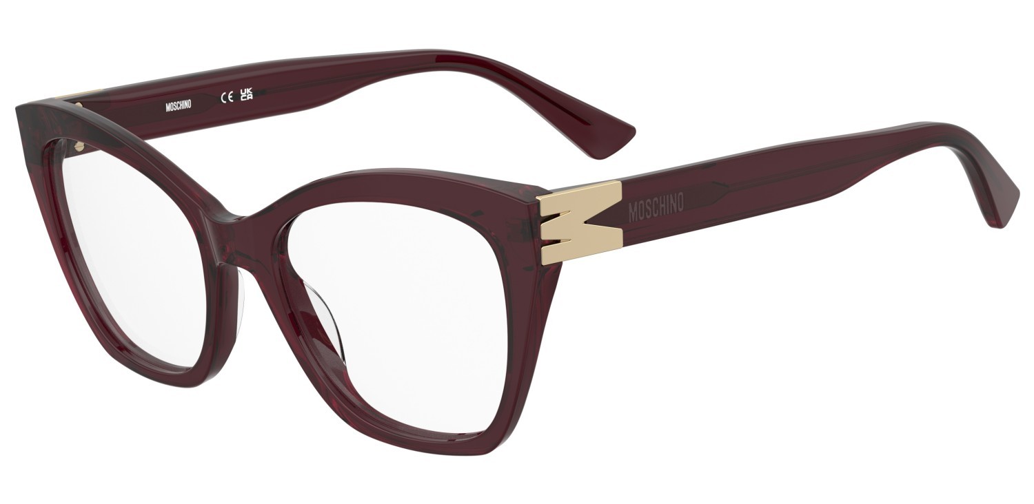Eyeglasses Moschino Mos662 110874 C9A color red shape cat eye 