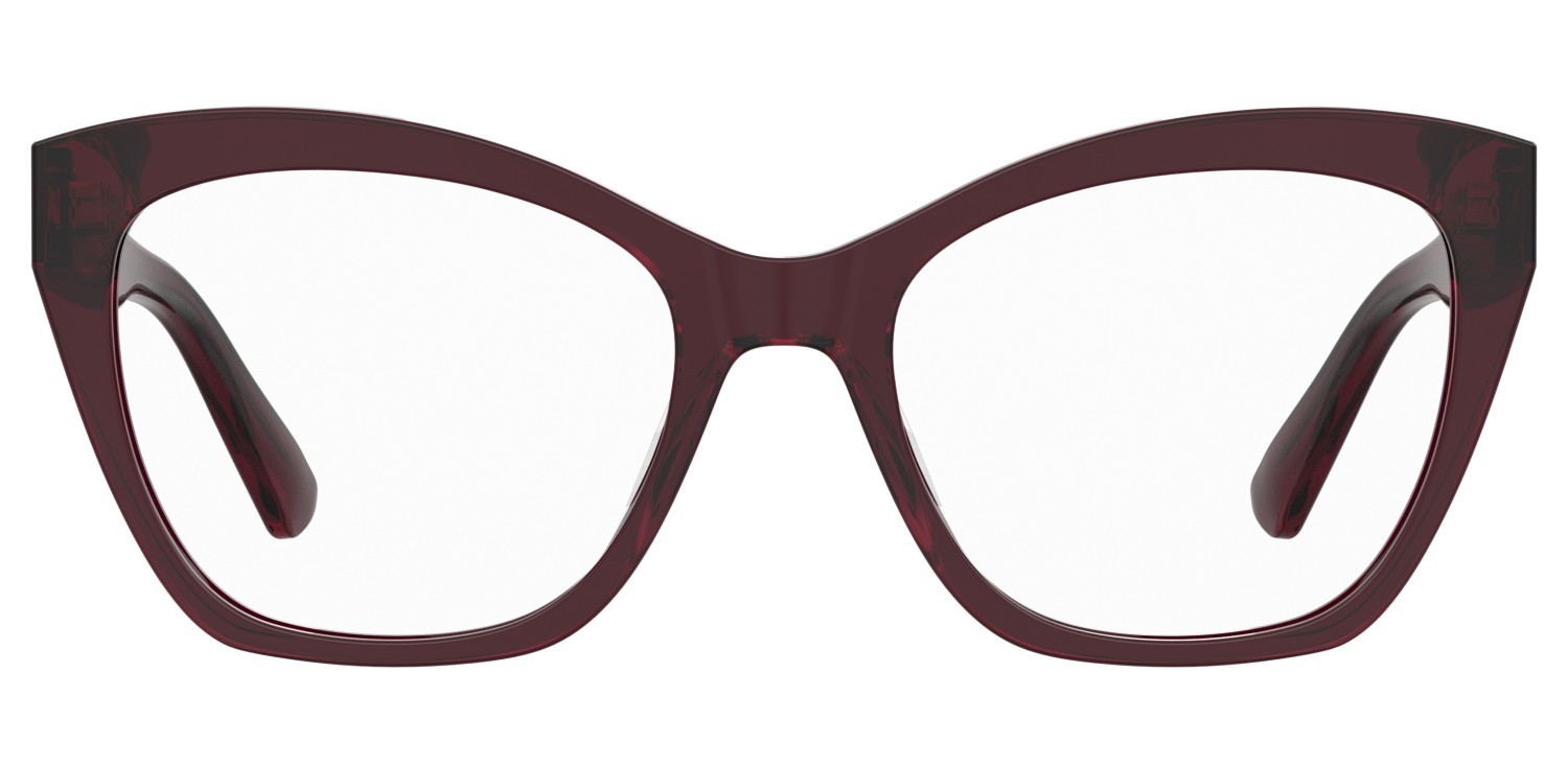 Eyeglasses Moschino Mos662 110874 C9A color red shape cat eye 