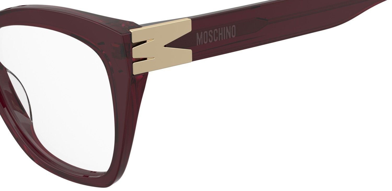Eyeglasses Moschino Mos662 110874 C9A color red shape cat eye 