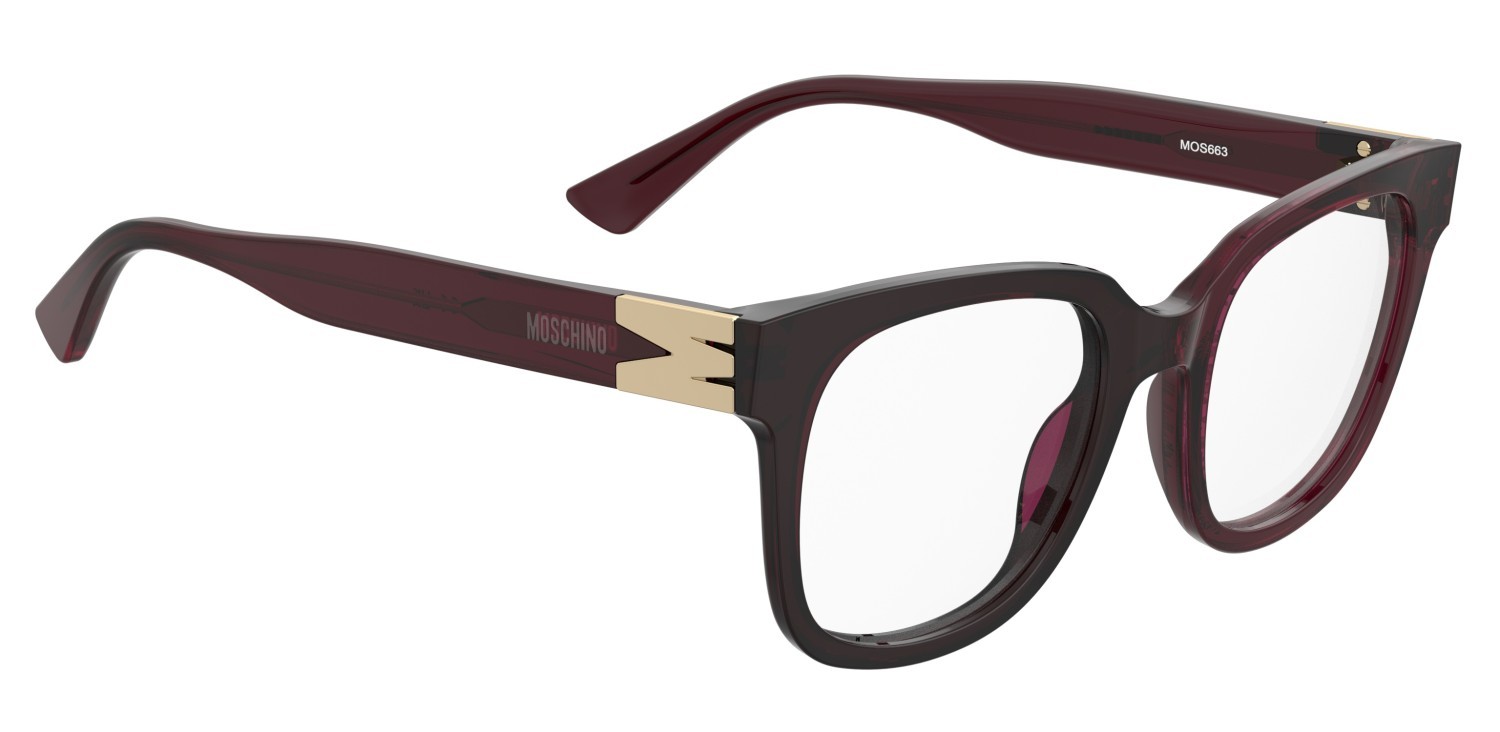 Occhiali da vista Moschino Mos663 110875 C9A colore red forma quadrato 