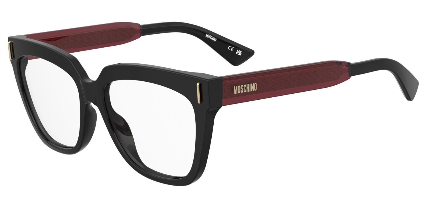 Occhiali da vista Moschino Mos660 110876 GUU colore black burgundy forma cat eye 