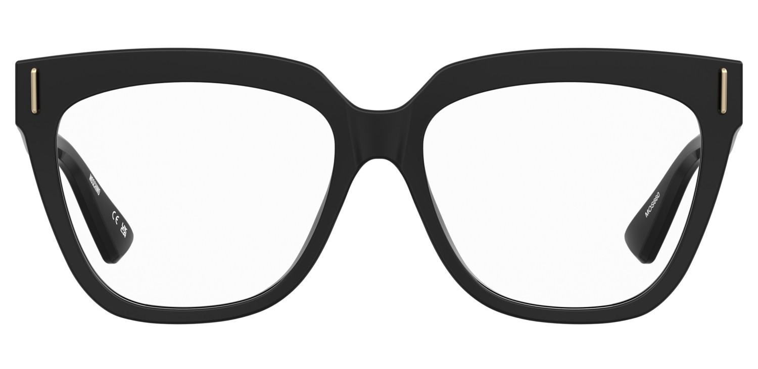 Occhiali da vista Moschino Mos660 110876 GUU colore black burgundy forma cat eye 
