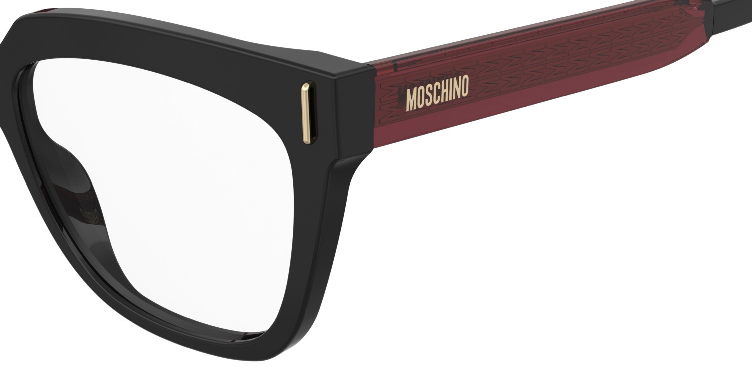 Occhiali da vista Moschino Mos660 110876 GUU colore black burgundy forma cat eye 