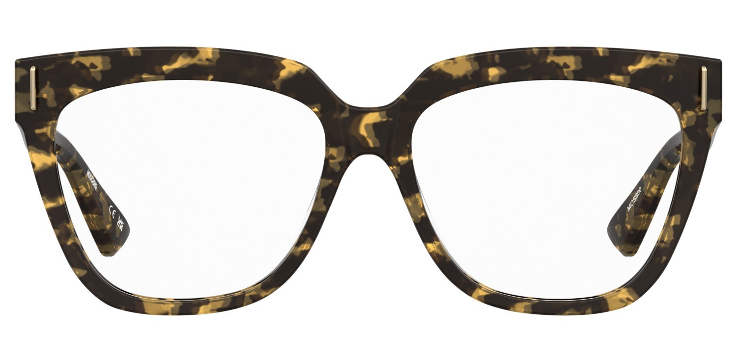 Occhiali da vista Moschino Mos660 110876 IPR colore havana blue forma cat eye 