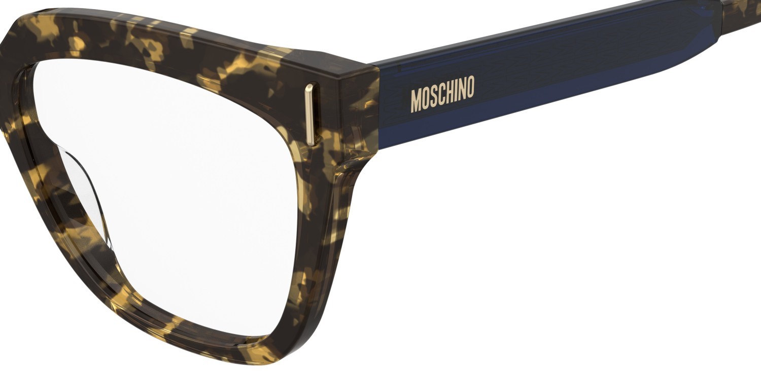 Occhiali da vista Moschino Mos660 110876 IPR colore havana blue forma cat eye 