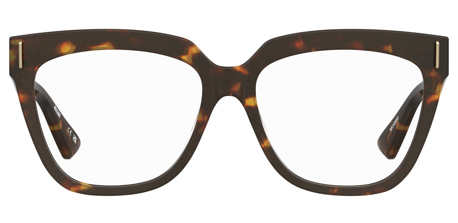 Occhiali da vista Moschino Mos660 110876 PHW colore havana green forma cat eye 