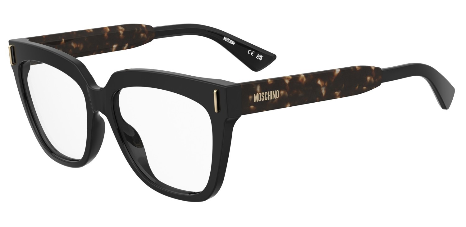Occhiali da vista Moschino Mos660 110876 WR7 colore black havana forma cat eye 