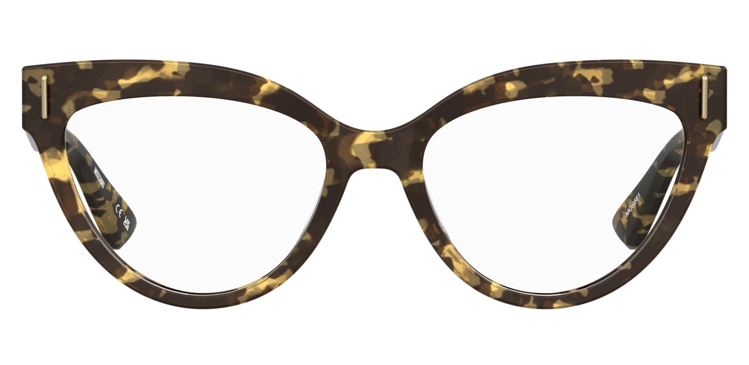 Occhiali da vista Moschino Mos661 110877 IPR colore havana blue forma cat eye 