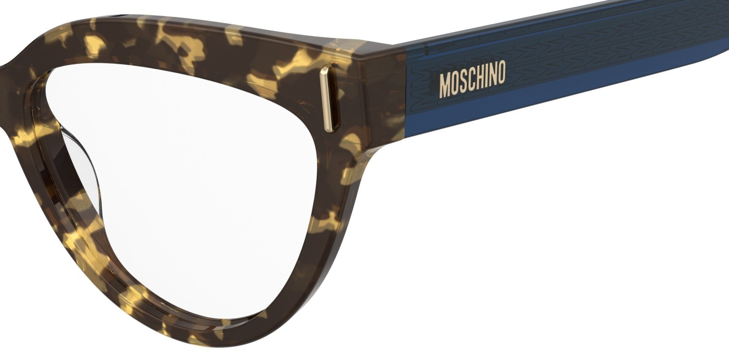 Occhiali da vista Moschino Mos661 110877 IPR colore havana blue forma cat eye 