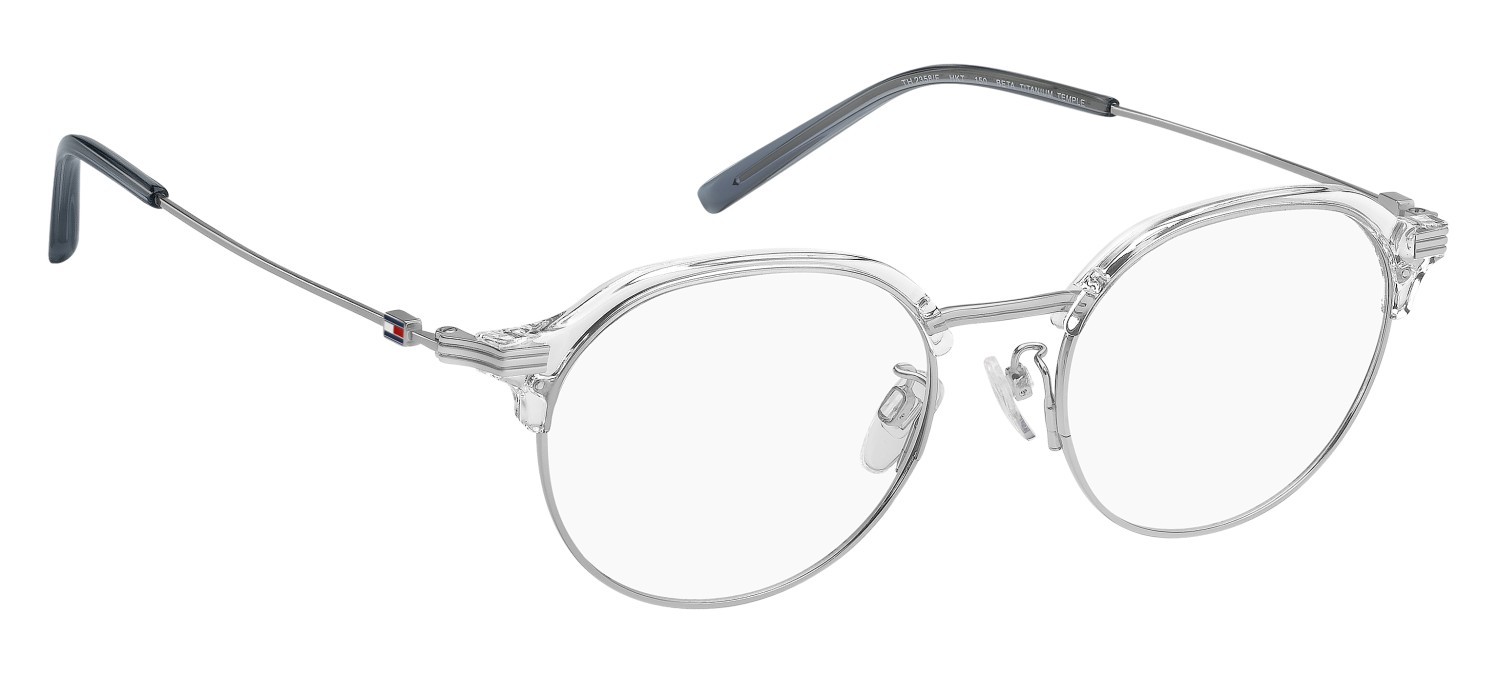 Occhiali da vista Tommy Hilfiger Th 2358/F 110917 HKT colore cryst silver forma rotondo 