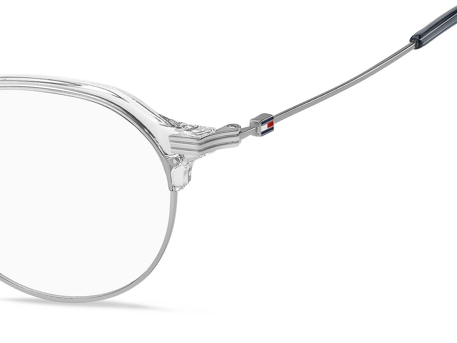 Occhiali da vista Tommy Hilfiger Th 2358/F 110917 HKT colore cryst silver forma rotondo 