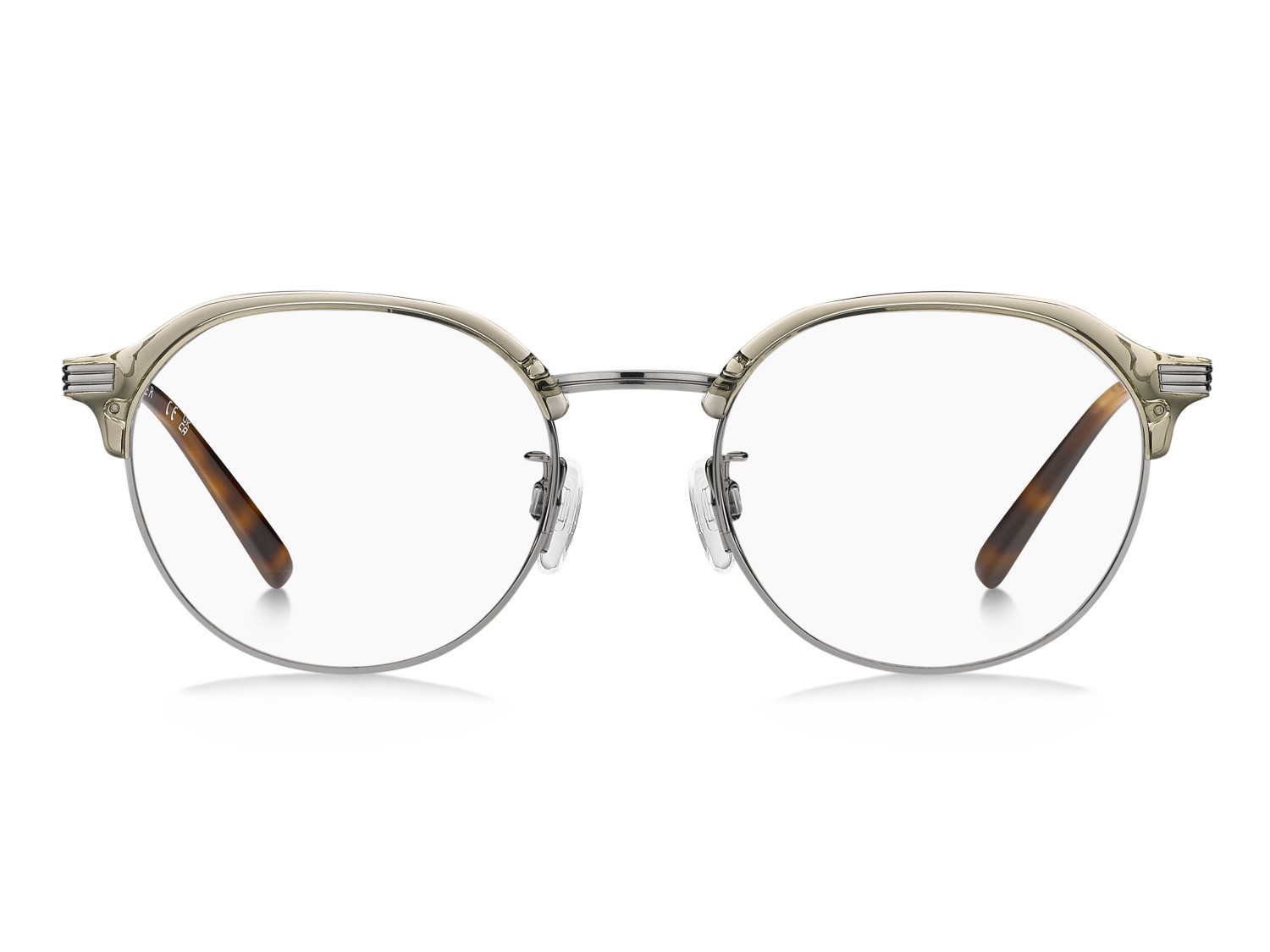 Eyeglasses Tommy Hilfiger Th 2358/F 110917 R1T color beige ruthenium shape round 