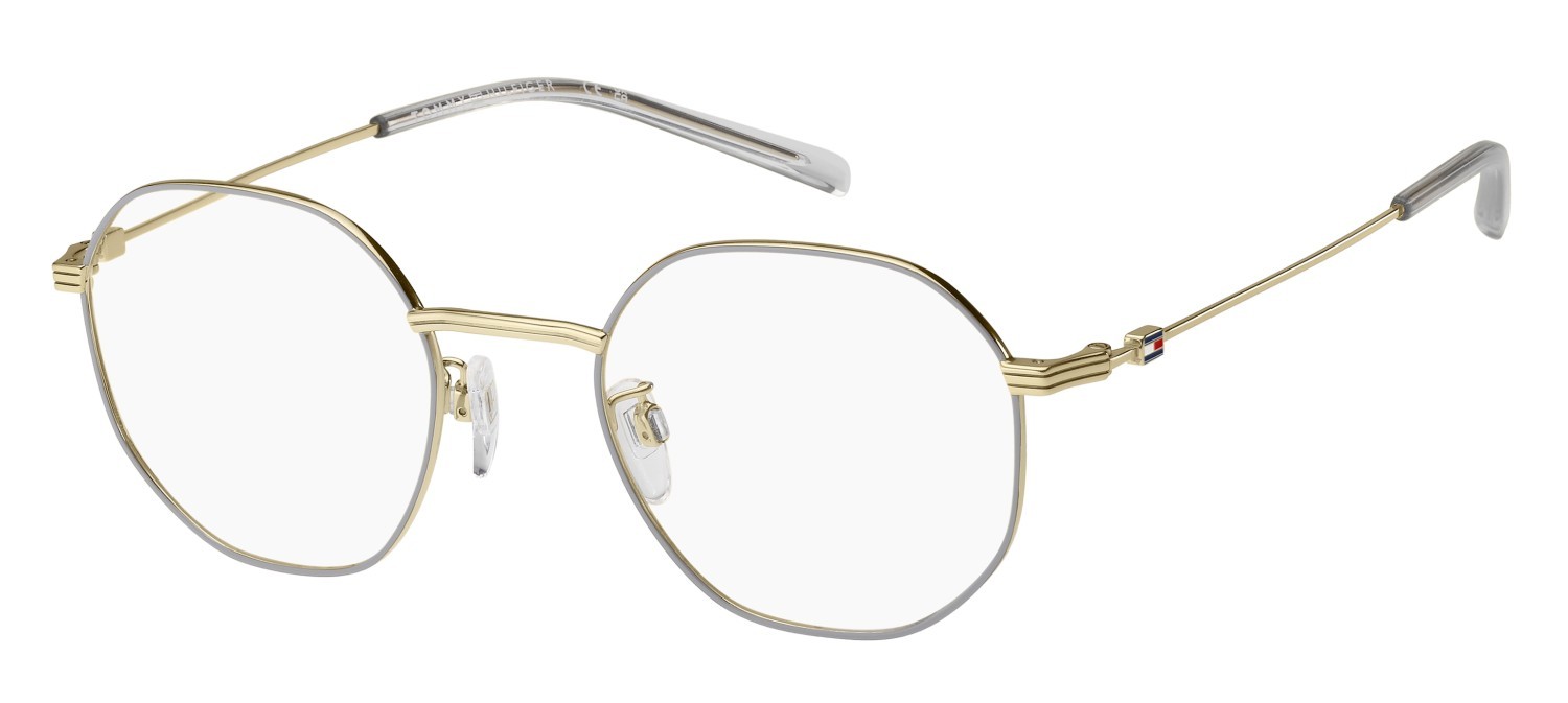Eyeglasses Tommy Hilfiger Th 2359/F 110918 2F7 color gold grey shape round 