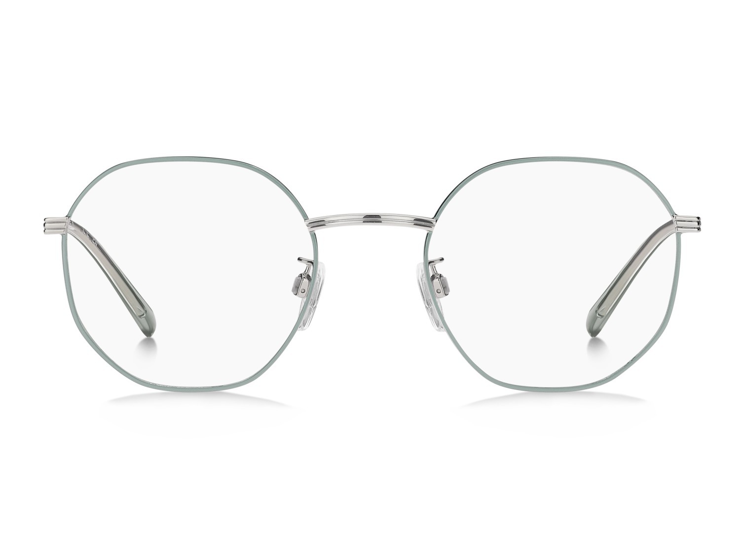 Eyeglasses Tommy Hilfiger Th 2359/F 110918 VGV color silver green shape round 