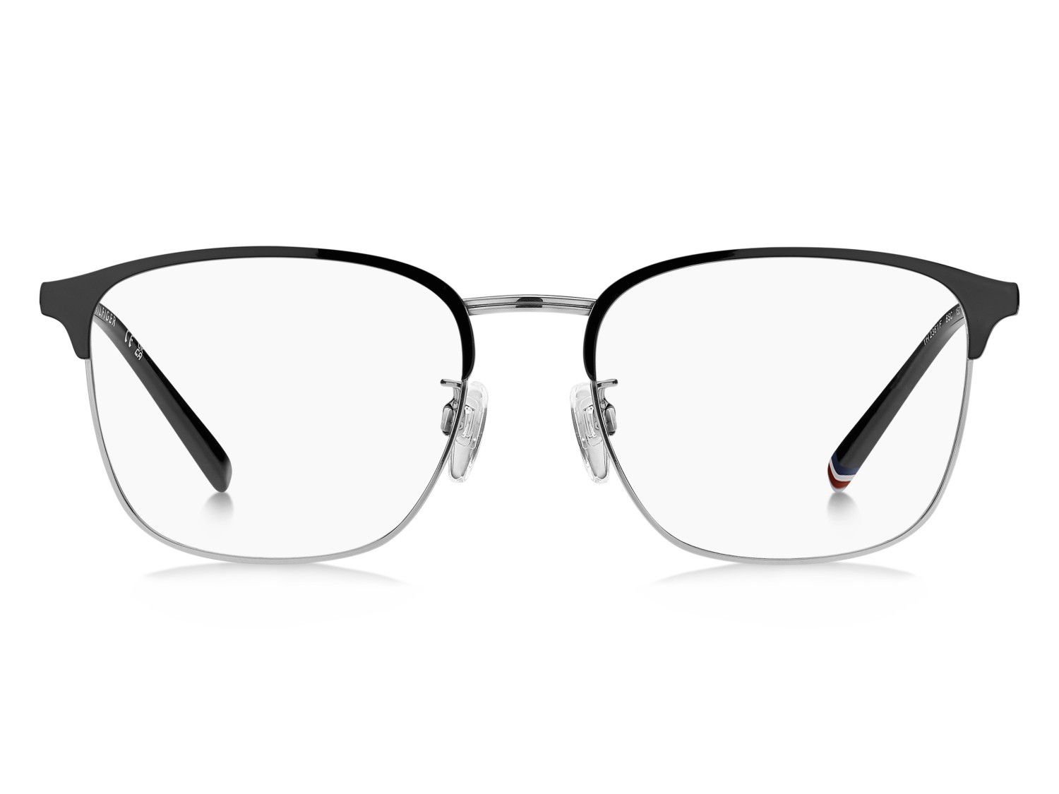Occhiali da vista Tommy Hilfiger Th 2361/F 110919 BSC colore black silver forma rettangolare 