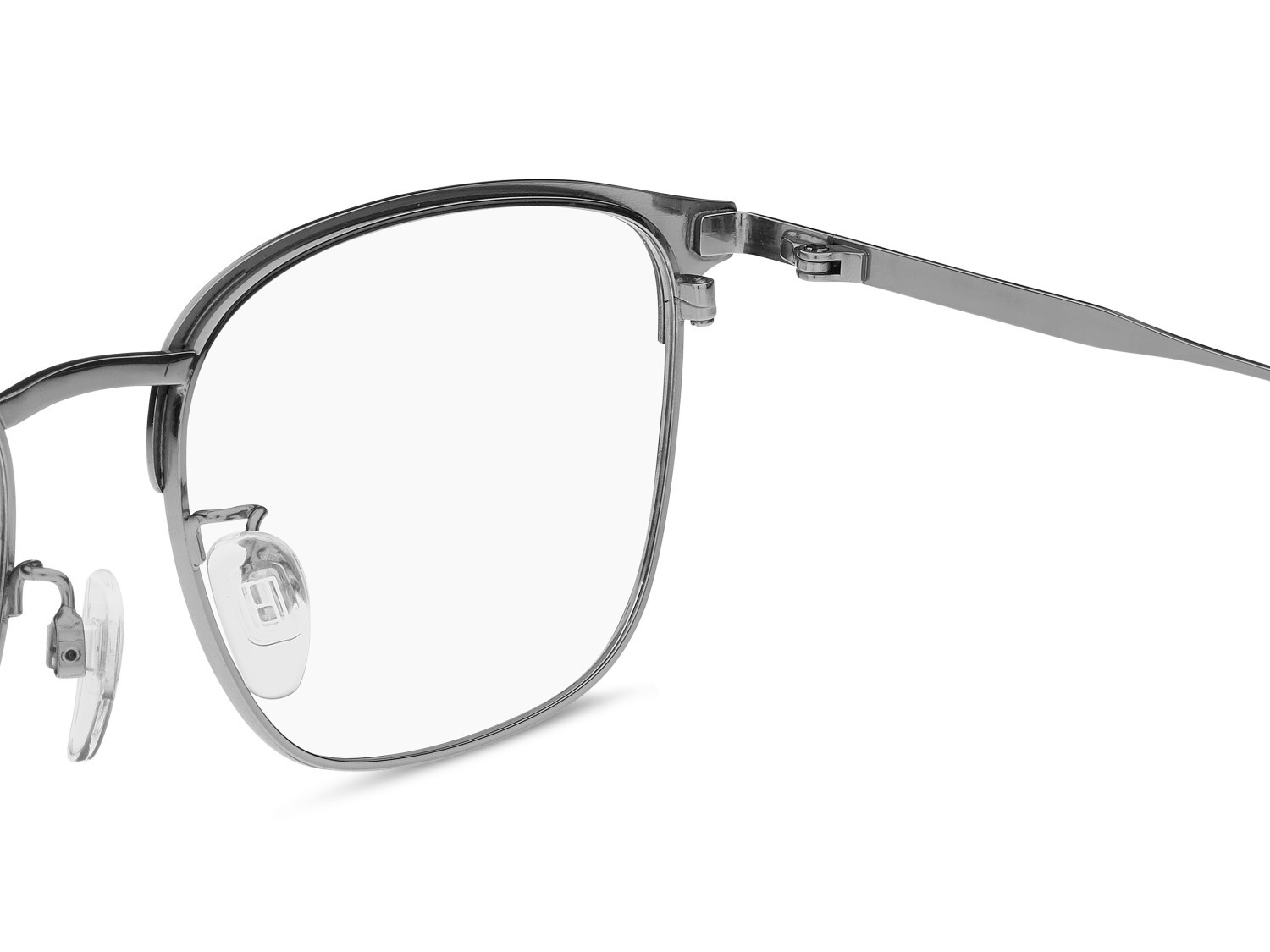 Occhiali da vista Tommy Hilfiger Th 2361/F 110919 BSC colore black silver forma rettangolare 