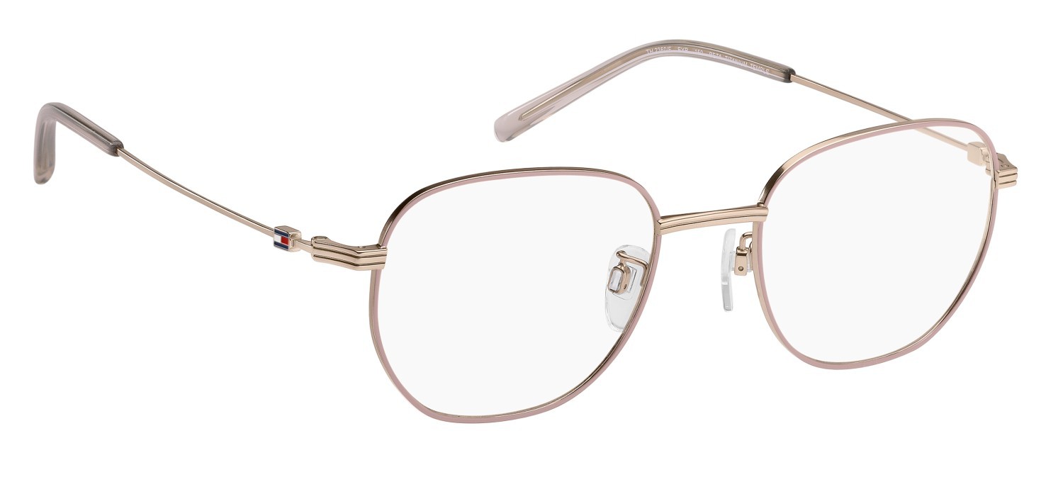 Occhiali da vista Tommy Hilfiger Th 2360/F 110920 EYR colore gold pink forma quadrato 
