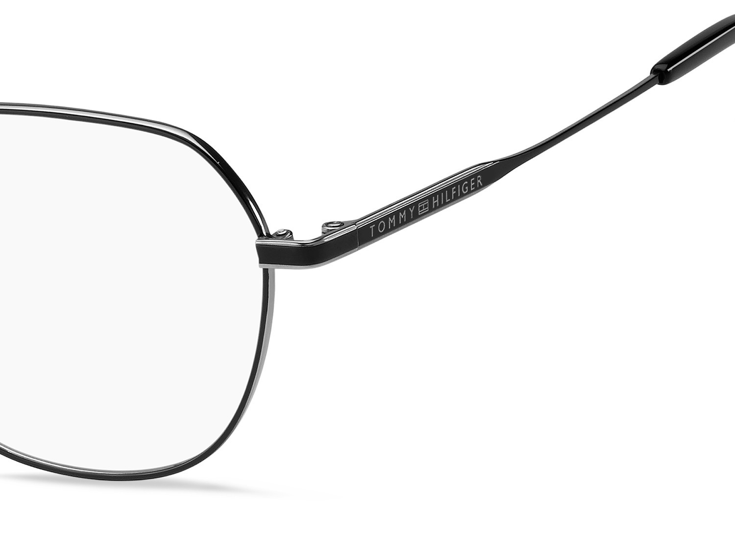 Occhiali da vista Tommy Hilfiger Th 2363/F 110921 BSC colore black silver forma quadrato 