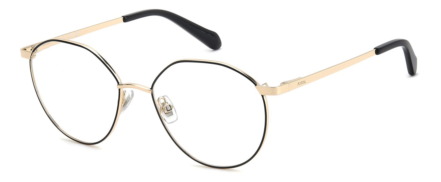 Brillen Fossil Fos 7210/G 110925 3YG farbe light gold form rund 