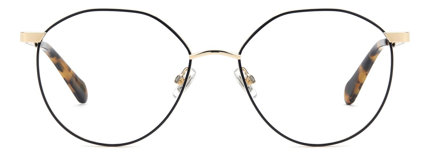 Eyeglasses Fossil Fos 7210/G 110925 DM2 color light gold brown havana shape round 