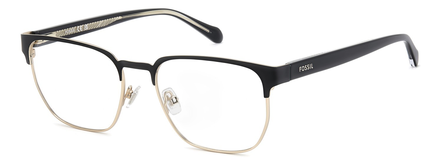 Eyeglasses Fossil Fos 7221 110931 003 color matte black shape rectangle 