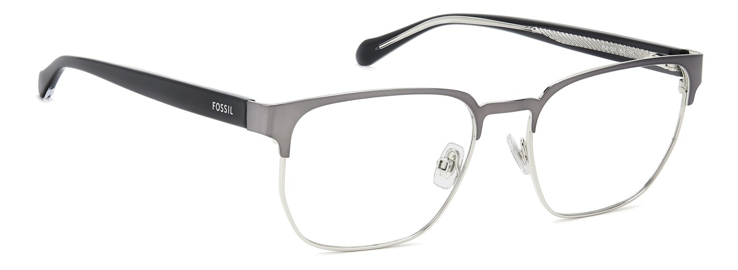 Eyeglasses Fossil Fos 7221 110931 KJ1 color dark ruthenium shape rectangle 