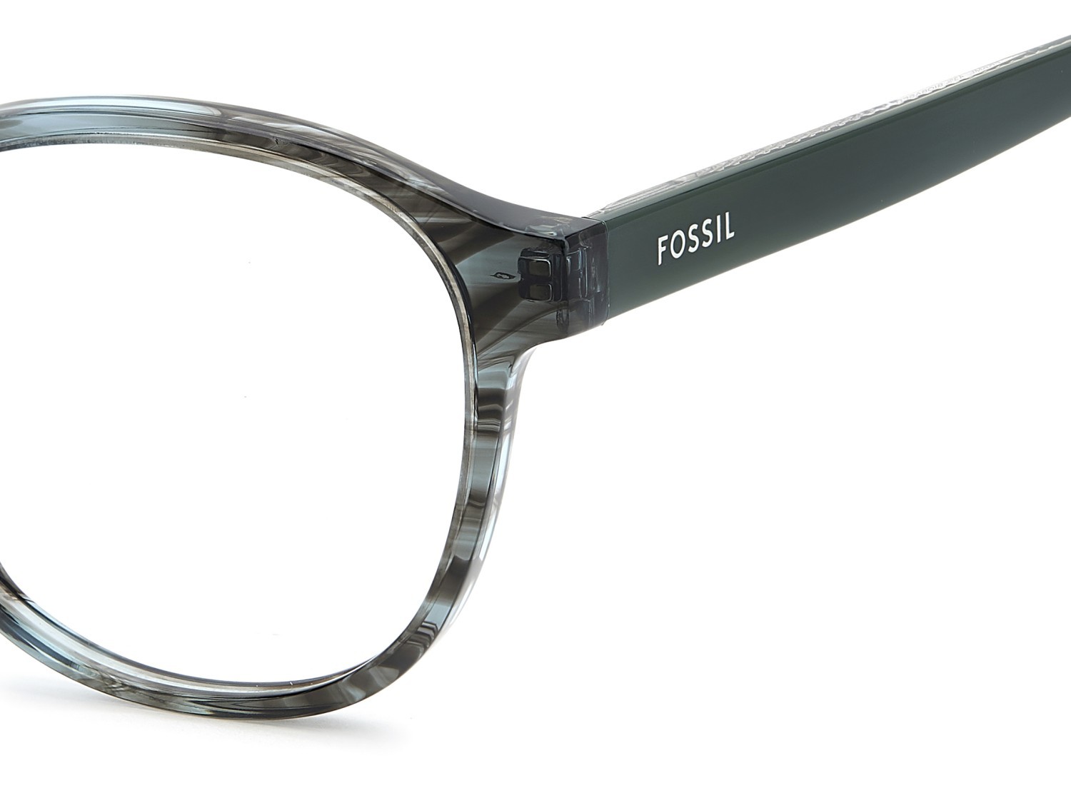 Brillen Fossil Fos 7215 110940 3XJ farbe blue grey horn form pantos 