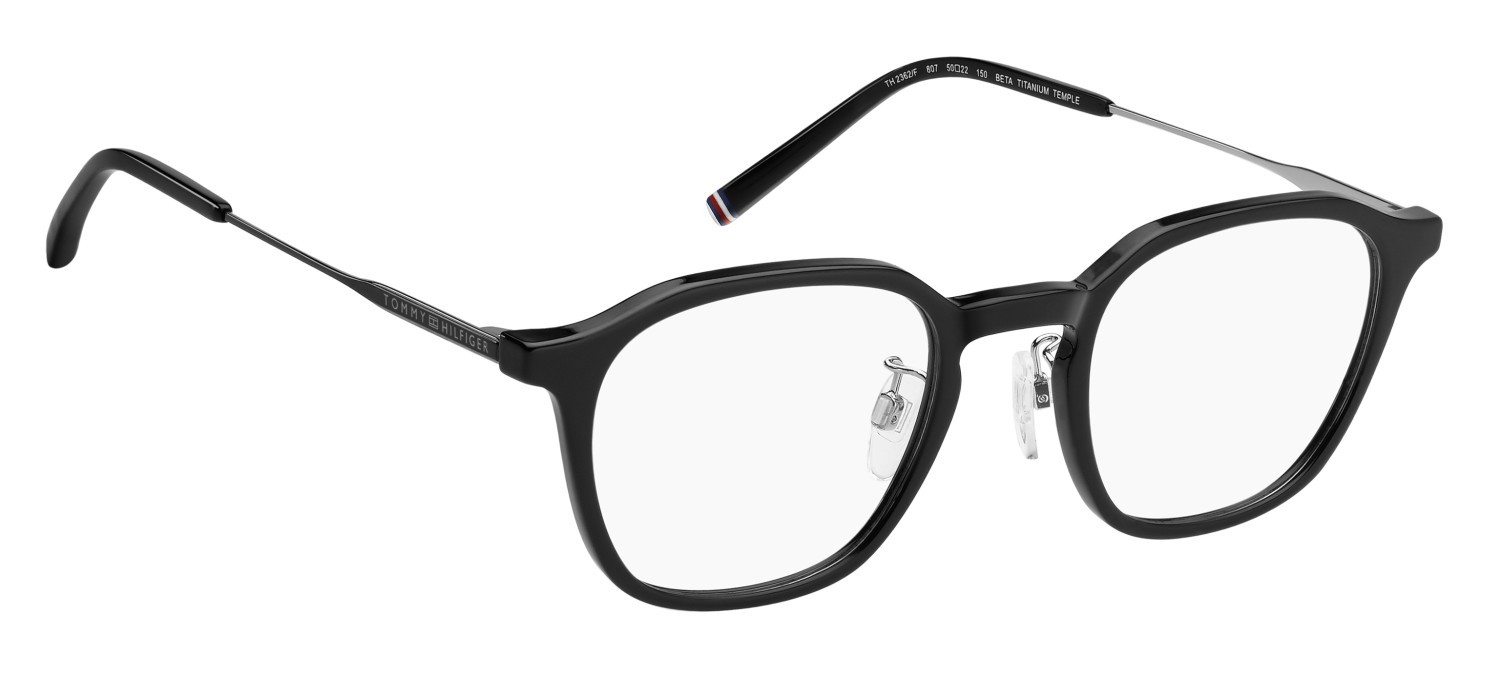 Occhiali da vista Tommy Hilfiger Th 2362/F 110988 807 colore black forma quadrato 