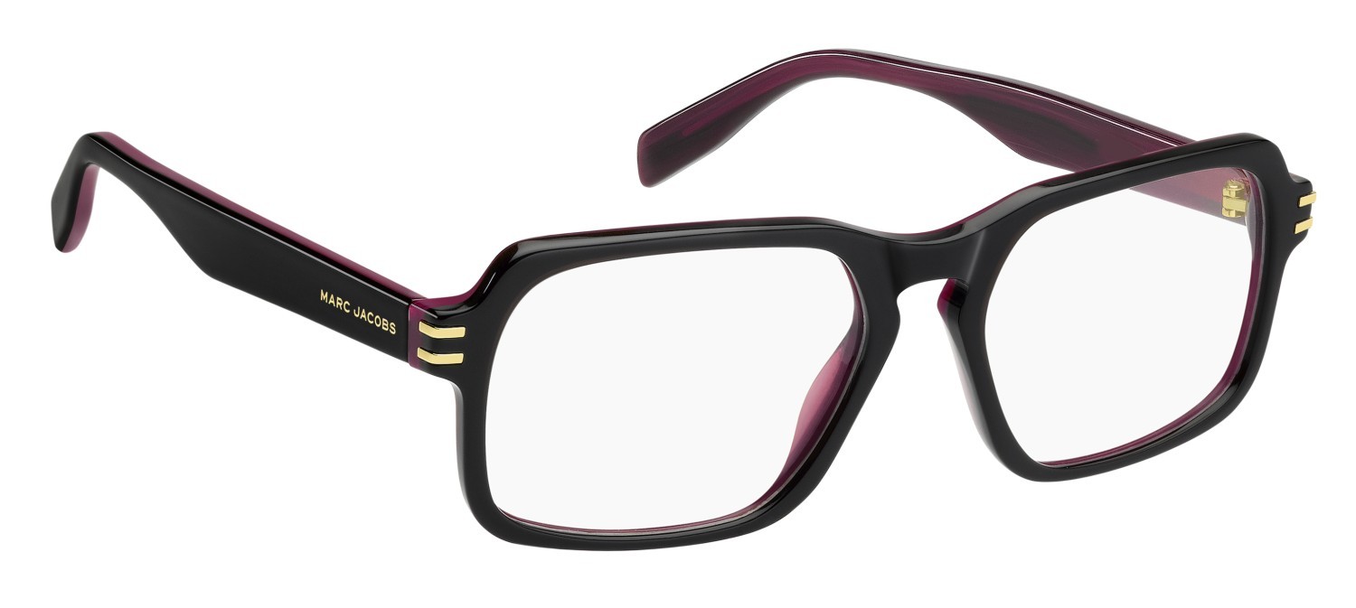 Occhiali da vista Marc Jacobs 911 111026 I34 colore marble burgundy forma rettangolare 