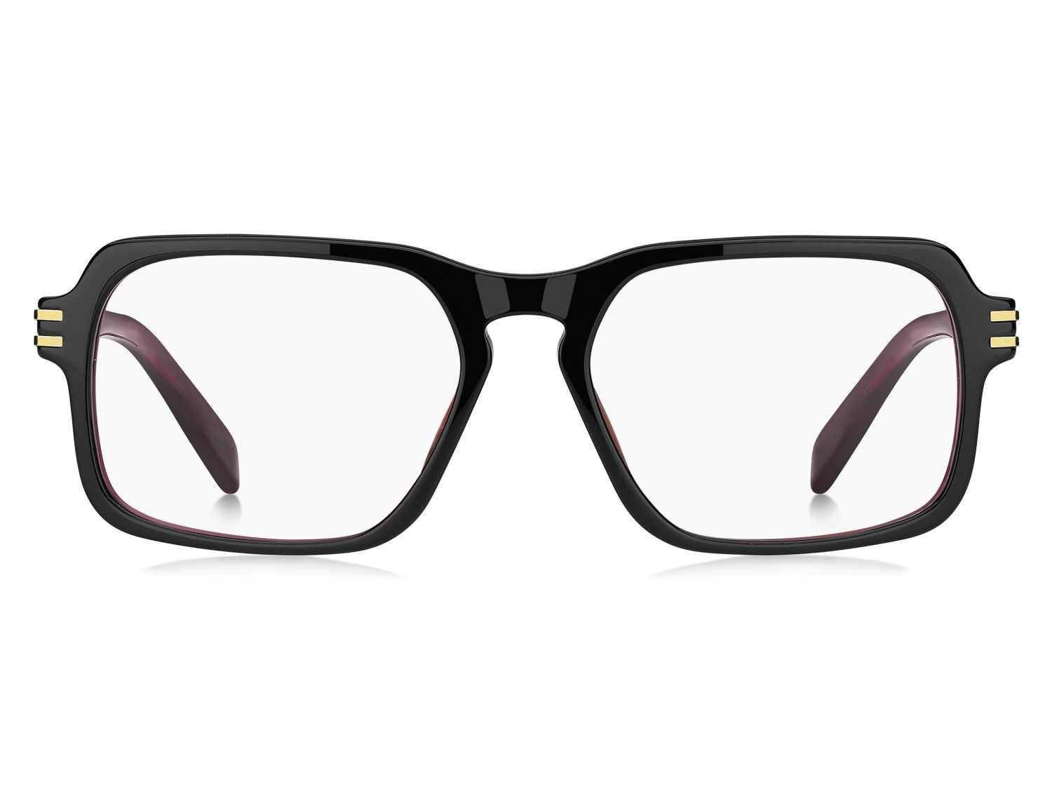Occhiali da vista Marc Jacobs 911 111026 I34 colore marble burgundy forma rettangolare 