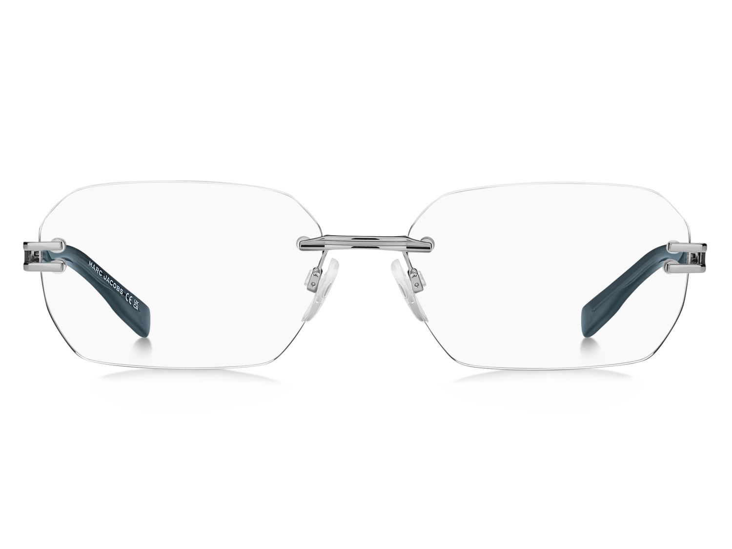 Eyeglasses Marc Jacobs 909 111030 V84 color ruthenium blue shape rectangle 