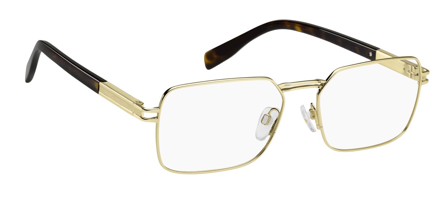 Occhiali da vista Marc Jacobs 912 111032 06J colore gold havana forma rettangolare 