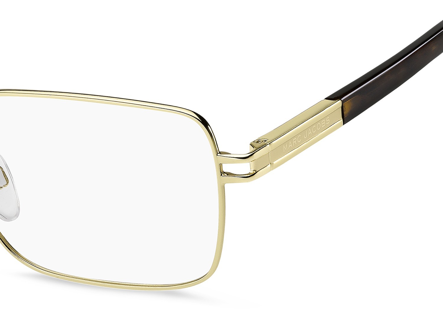 Occhiali da vista Marc Jacobs 912 111032 06J colore gold havana forma rettangolare 