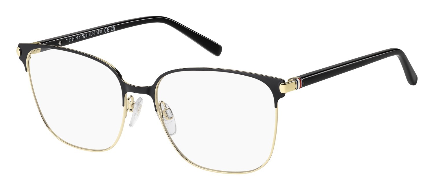Occhiali da vista Tommy Hilfiger Th 2351 111033 2M2 colore black gold forma quadrato 