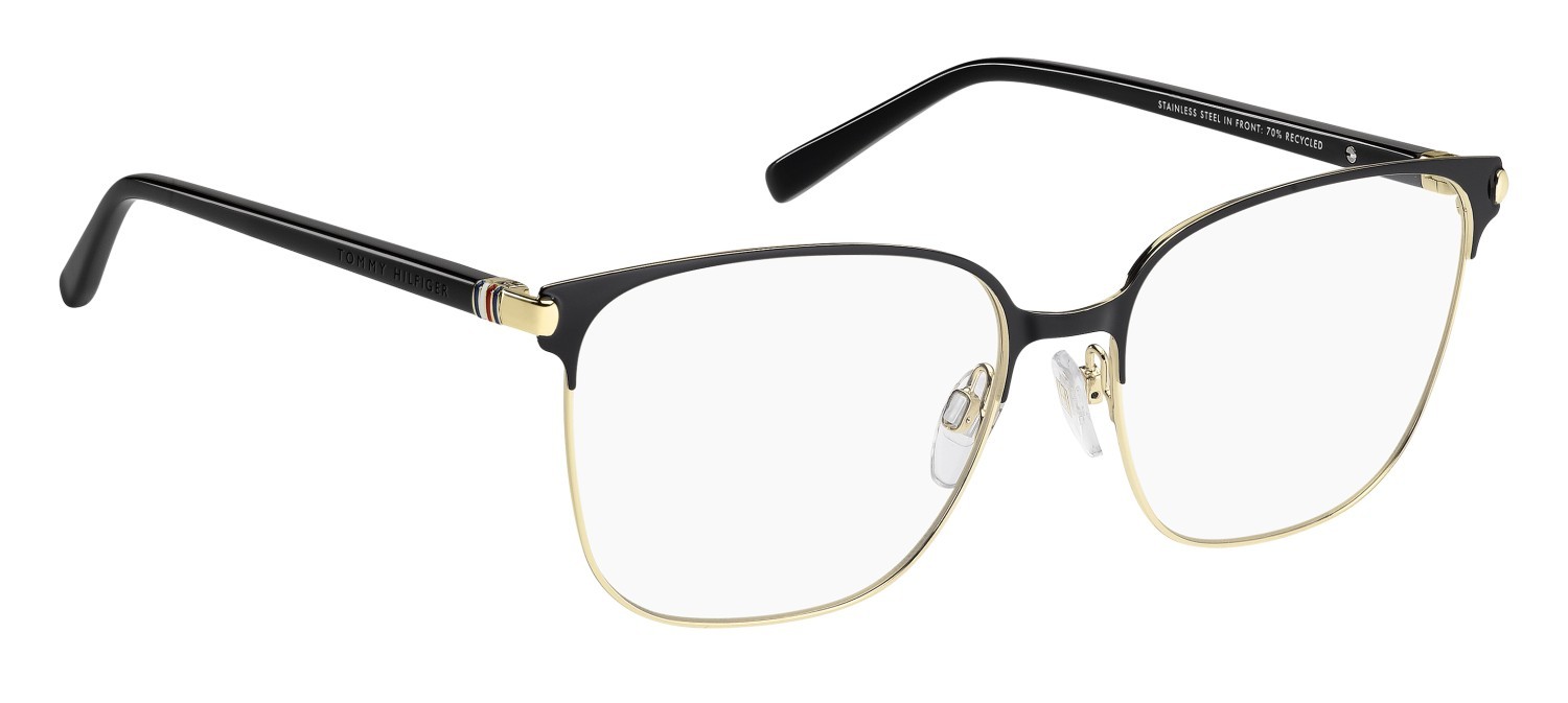 Occhiali da vista Tommy Hilfiger Th 2351 111033 2M2 colore black gold forma quadrato 