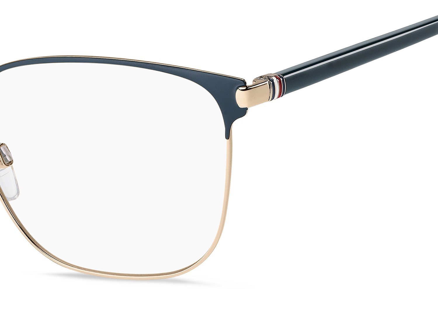 Occhiali da vista Tommy Hilfiger Th 2351 111033 5F6 colore teal gold forma quadrato 