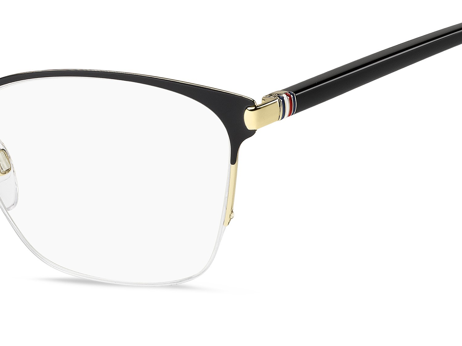 Occhiali da vista Tommy Hilfiger Th 2352 111034 2M2 colore black gold forma rettangolare 