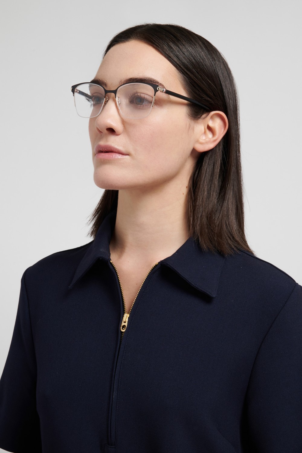 Occhiali da vista Tommy Hilfiger Th 2352 111034 2M2 colore black gold forma rettangolare 