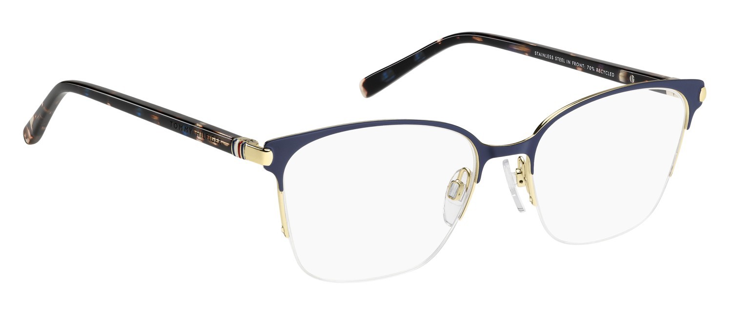 Eyeglasses Tommy Hilfiger Th 2352 111034 KY2 color blue gold shape rectangle 