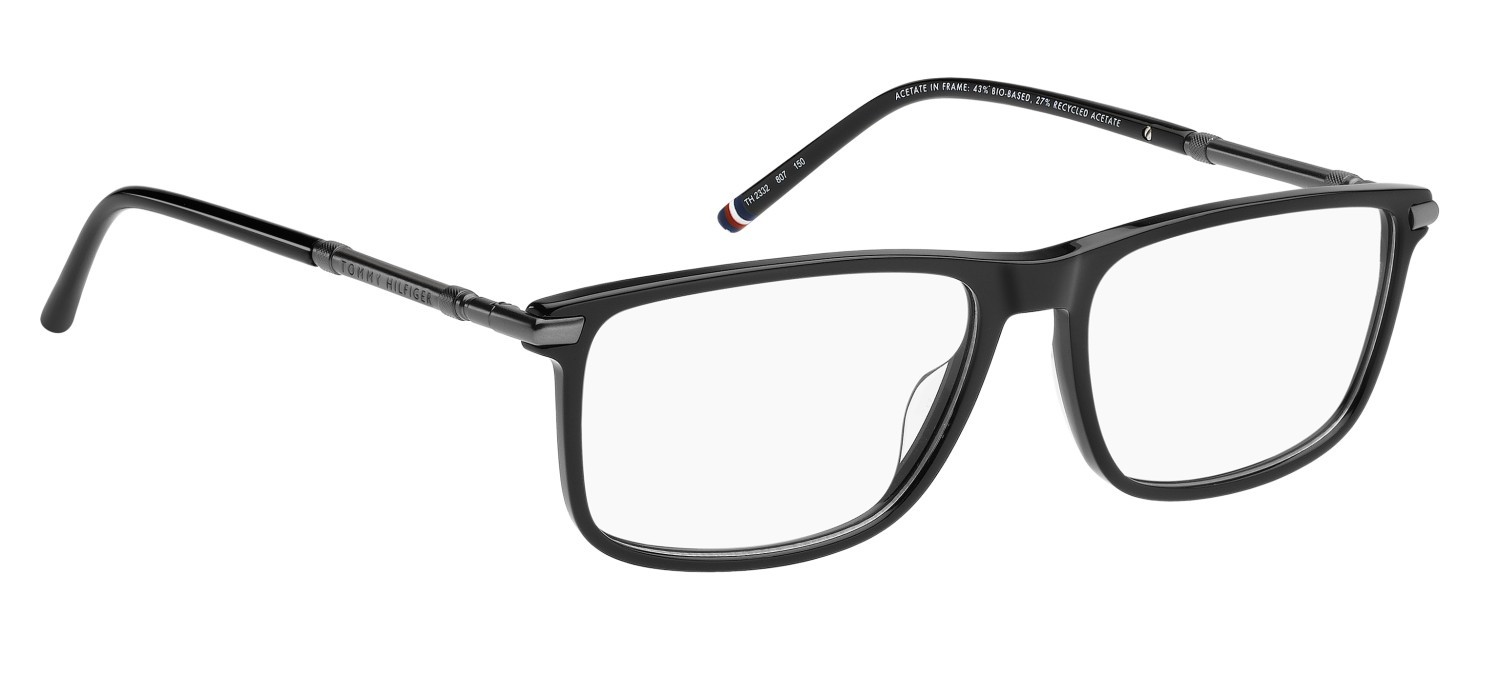 Occhiali da vista Tommy Hilfiger Th 2332 111041 807 colore black forma rettangolare 