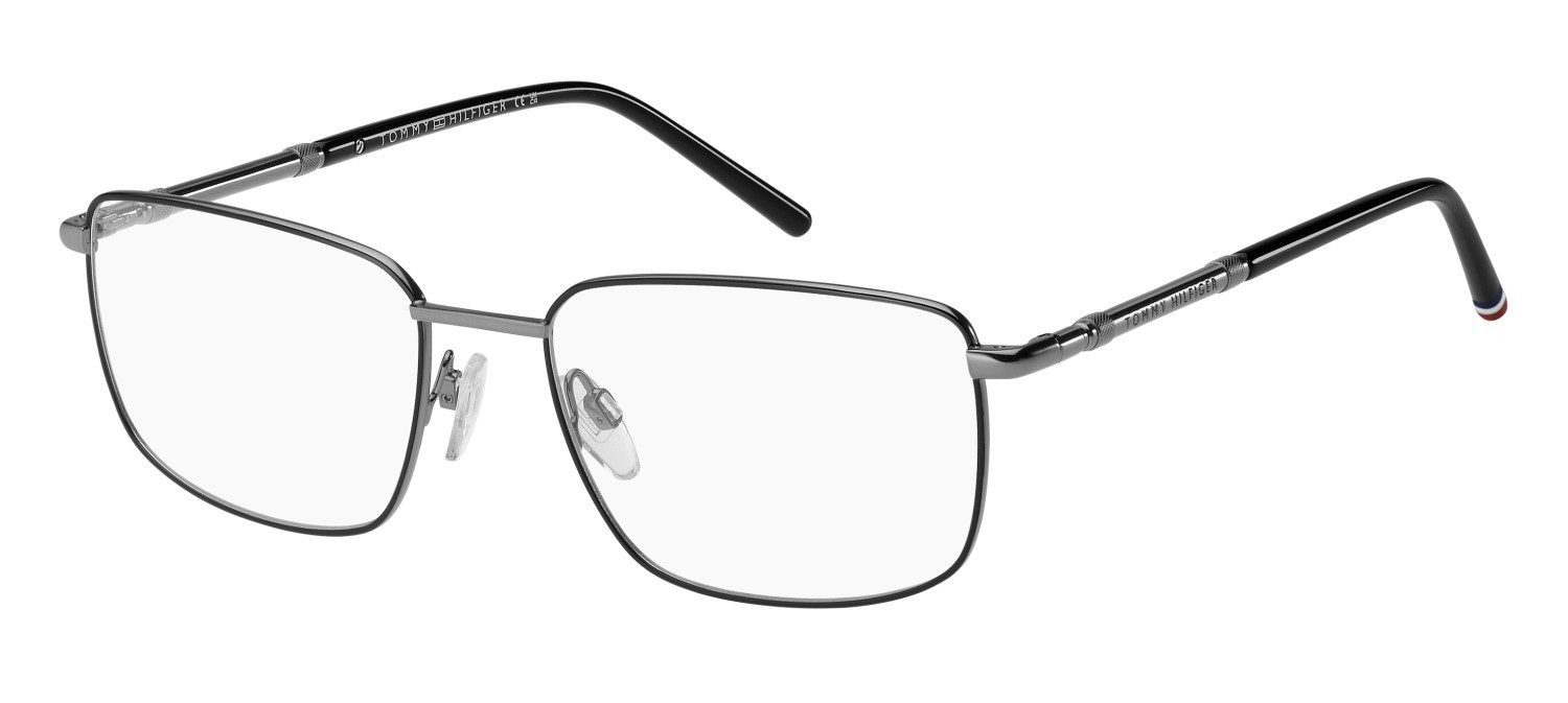 Occhiali da vista Tommy Hilfiger Th 2331 111042 ANS colore black dark ruthenium forma rettangolare 